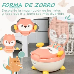 Homcom - Orinal de aprendizaje zorro