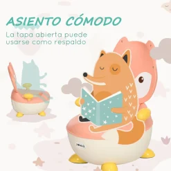 Homcom - Orinal de aprendizaje zorro