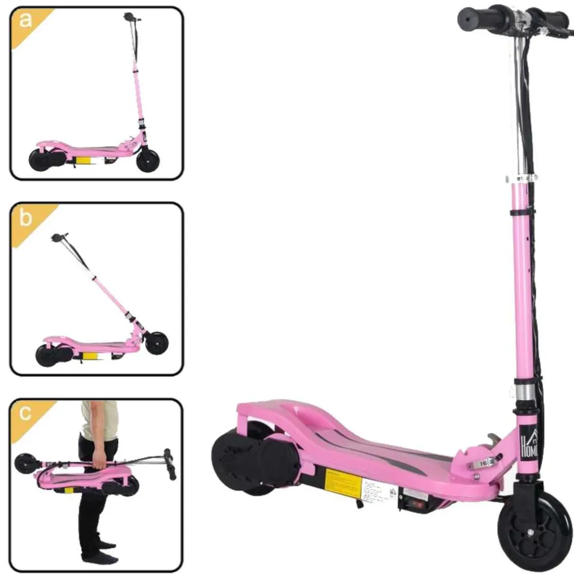 Homcom - Patinete Eléctrico Plegable Homcom Metal