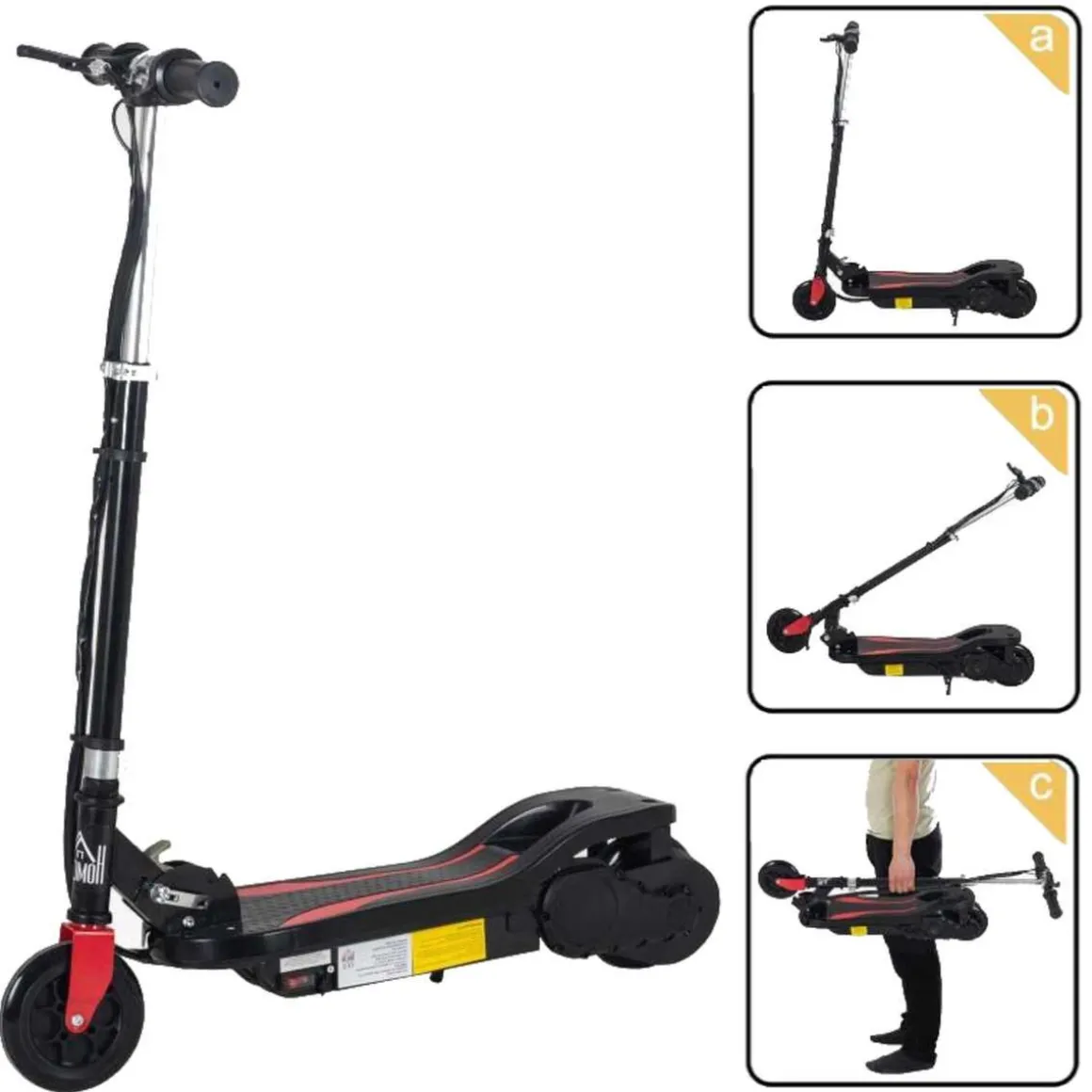 Homcom - Patinete Eléctrico Plegable Homcom Metal