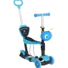 Homcom - Patinete evolutivo con asiento azul