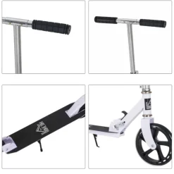 Homcom - Patinete Infantil Plegable Blanco HomCom