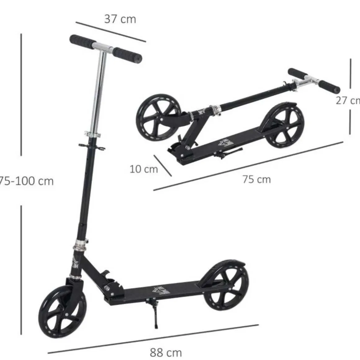 Homcom - Patinete Infantil Plegable HomCom