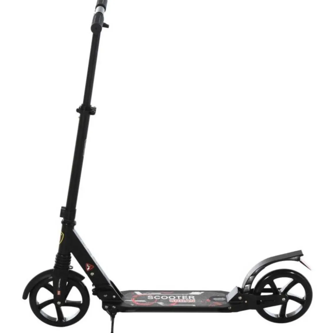 Homcom - Patinete Plegable Aluminio PP PU HomCom