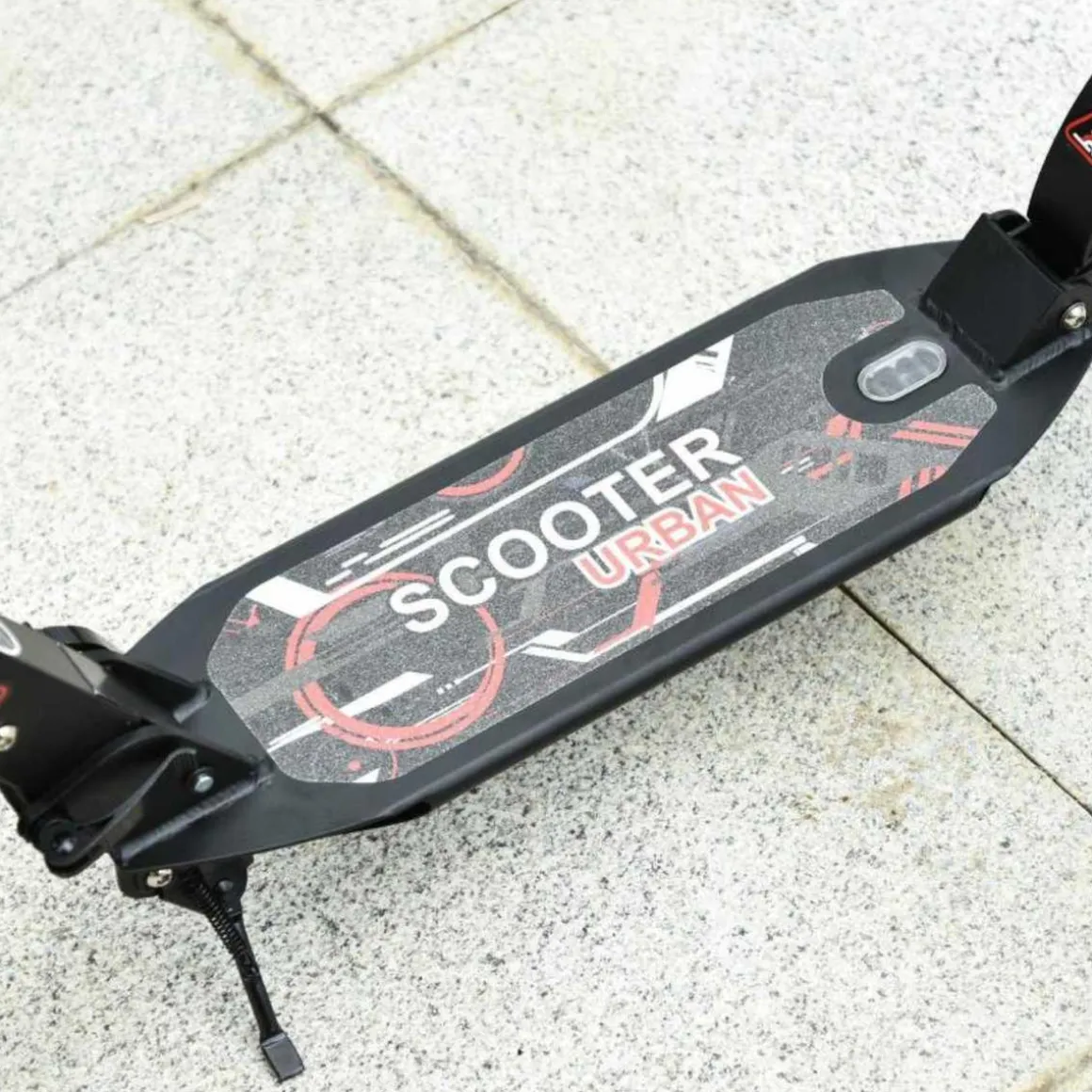 Homcom - Patinete Plegable Aluminio PP PU HomCom