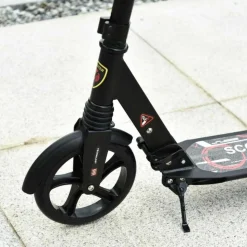 Homcom - Patinete Plegable Aluminio PP PU HomCom