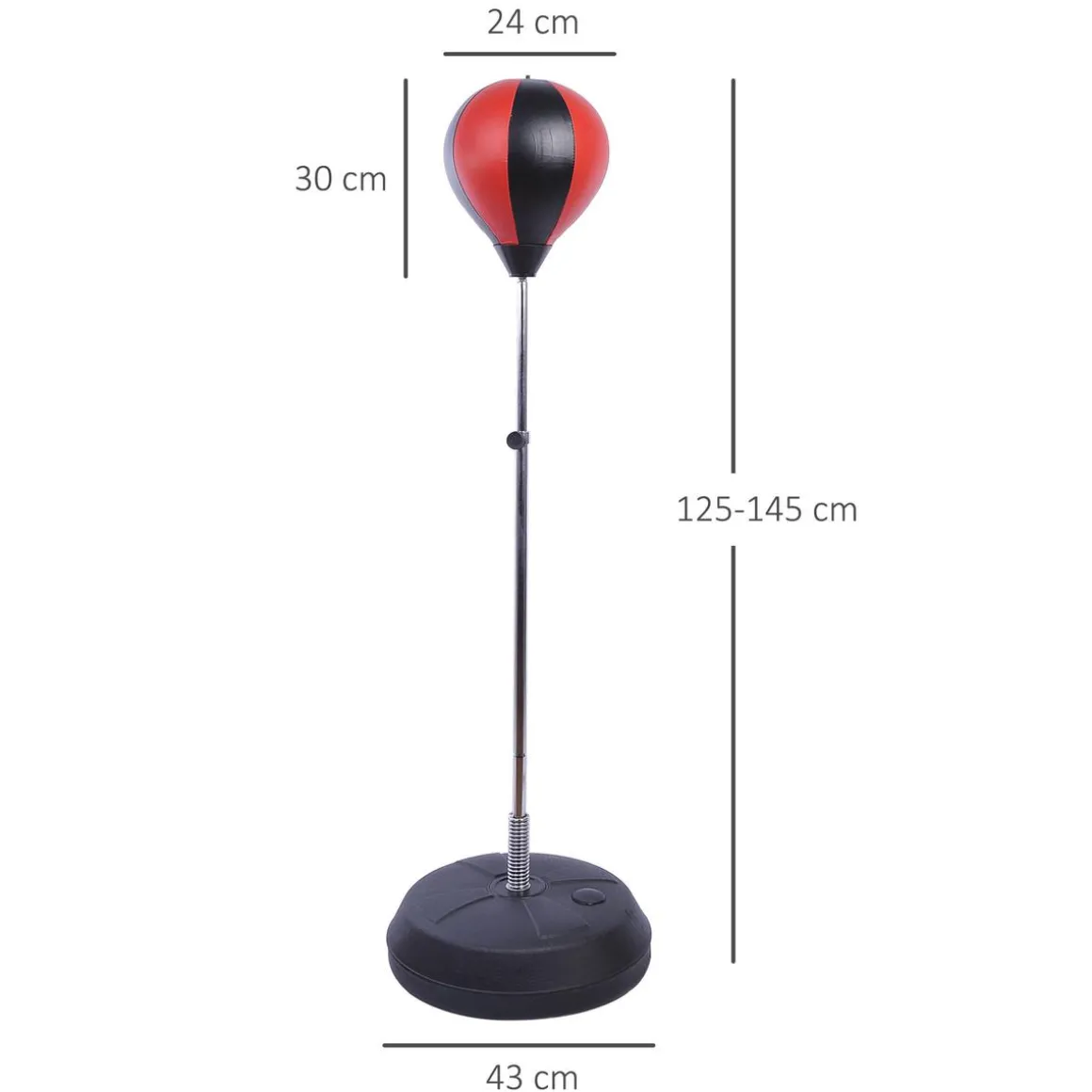 Homcom - Punching Ball con guantes