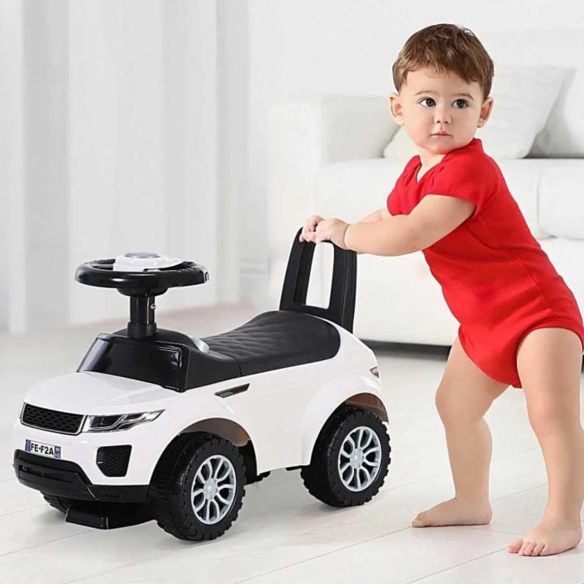 Homcom - Quad Correpasillos sin Pedales Blaco HomCom