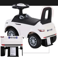 Homcom - Quad Correpasillos sin Pedales Blaco HomCom