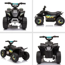 Homcom - Quad Eléctrico Batería 6V Negro