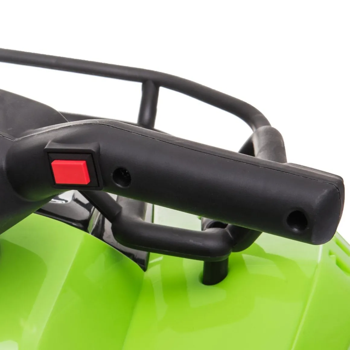 Homcom - Quad eléctrico con faros LED verde