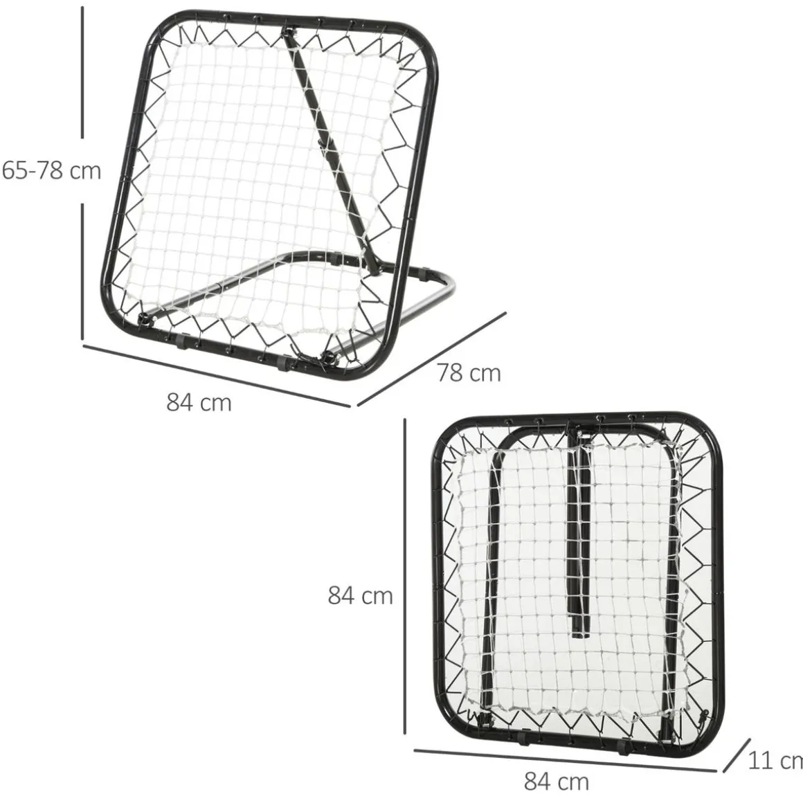 Homcom - Red de rebote plegable