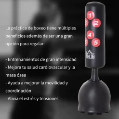 Homcom - Saco de boxeo de pie