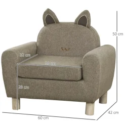 Homcom - Sillón infantil