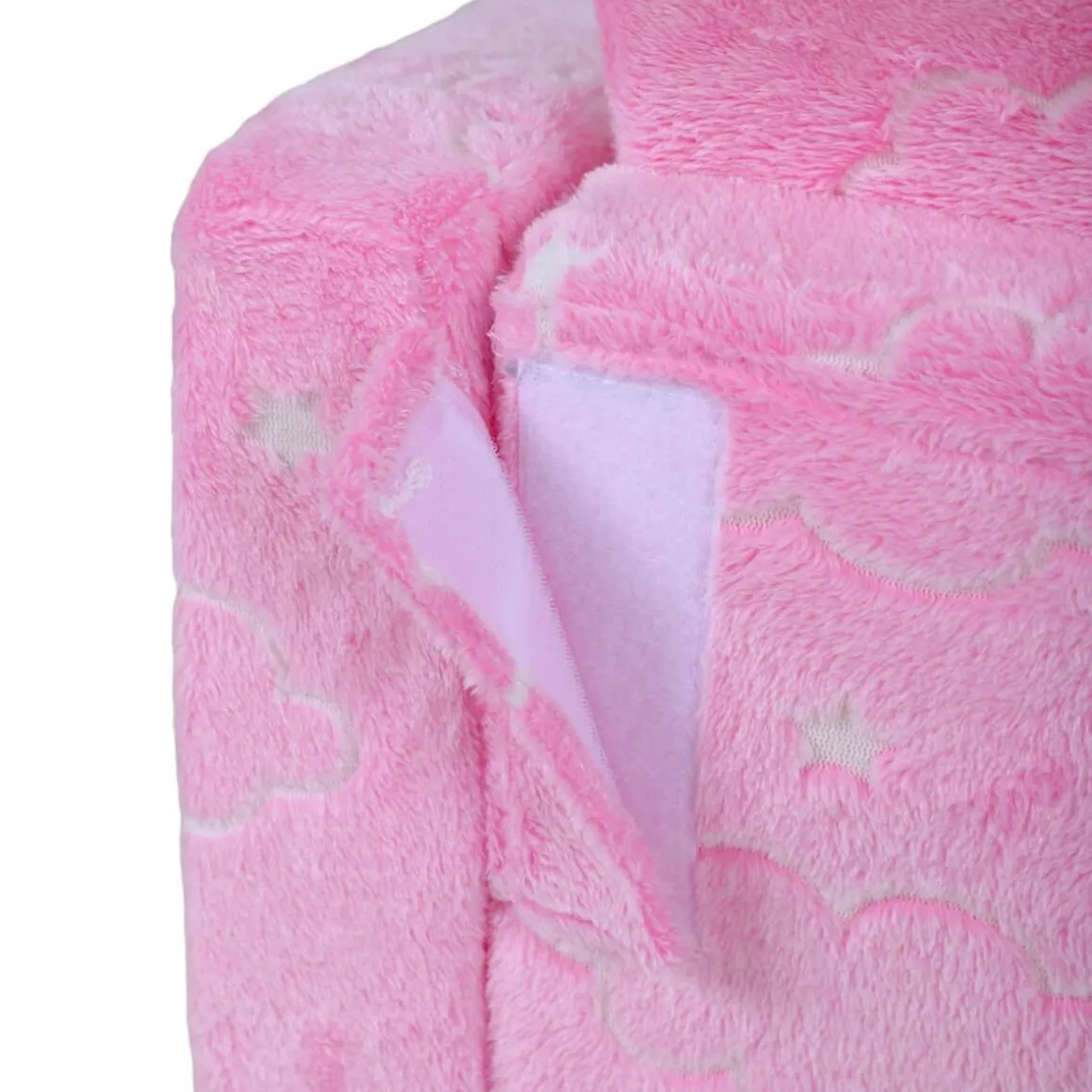 Homcom - Sillón infantil Rosa brilla en la oscuridad