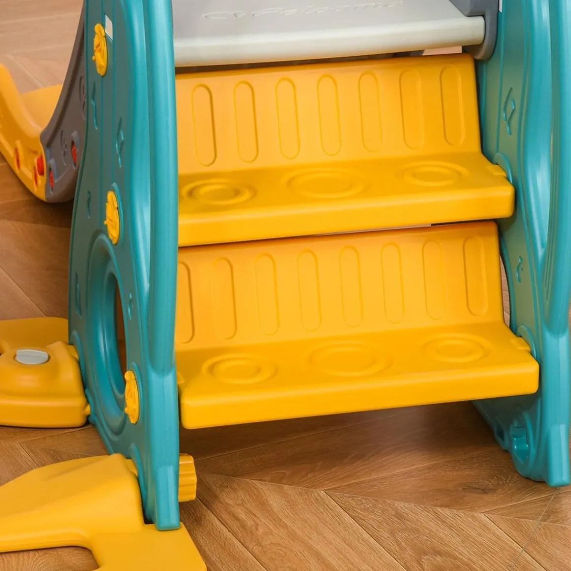 Homcom - Tobogán infantil con columpio