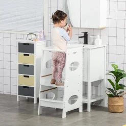 Homcom - Torre de aprendizaje de madera