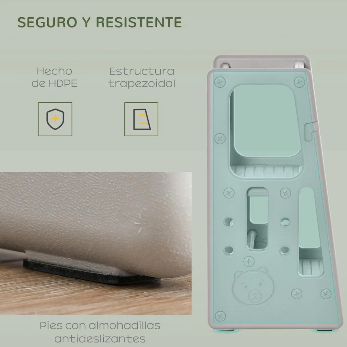Homcom - Torre de aprendizaje Gris