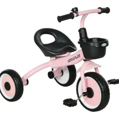 Homcom - Triciclo infantil Rosa