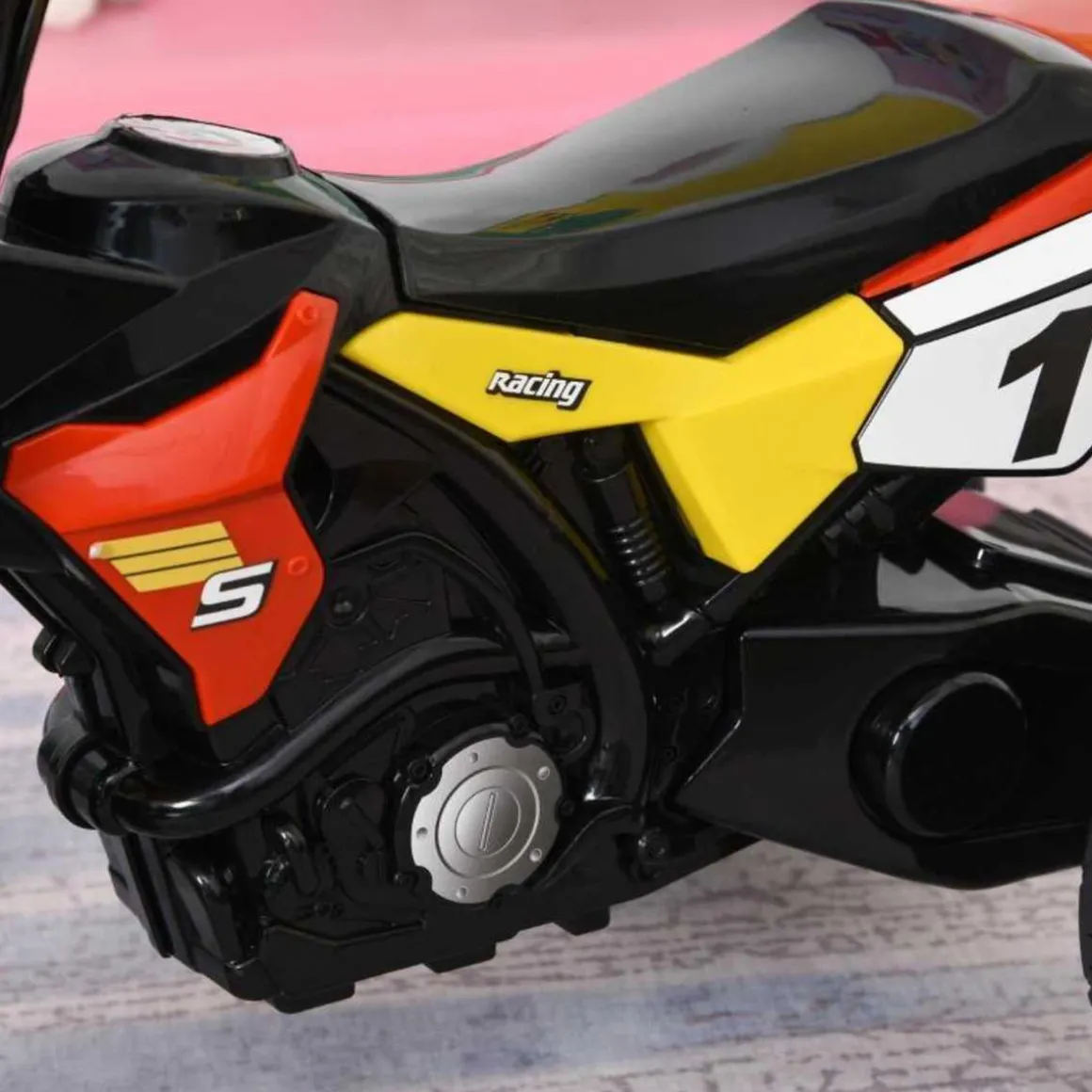 Homcom - Triciclo Moto de Montaña Infantil Rojo HomCom