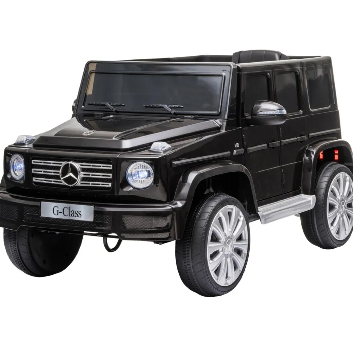 Homcom - Vehículo batería con mando Mercedes Negro