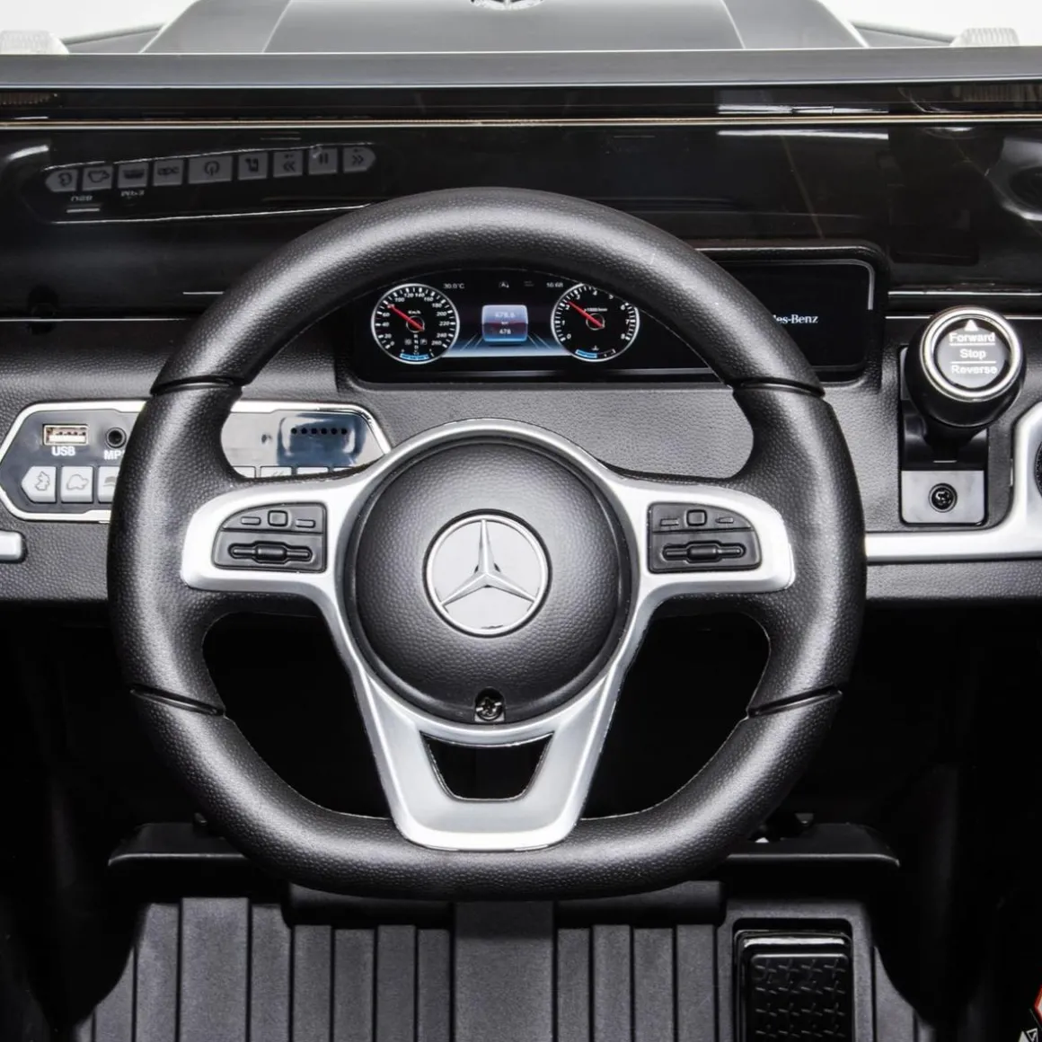 Homcom - Vehículo batería con mando Mercedes Negro