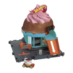 Hot Wheels - City Pista Let'S Race Heladería ㅤ