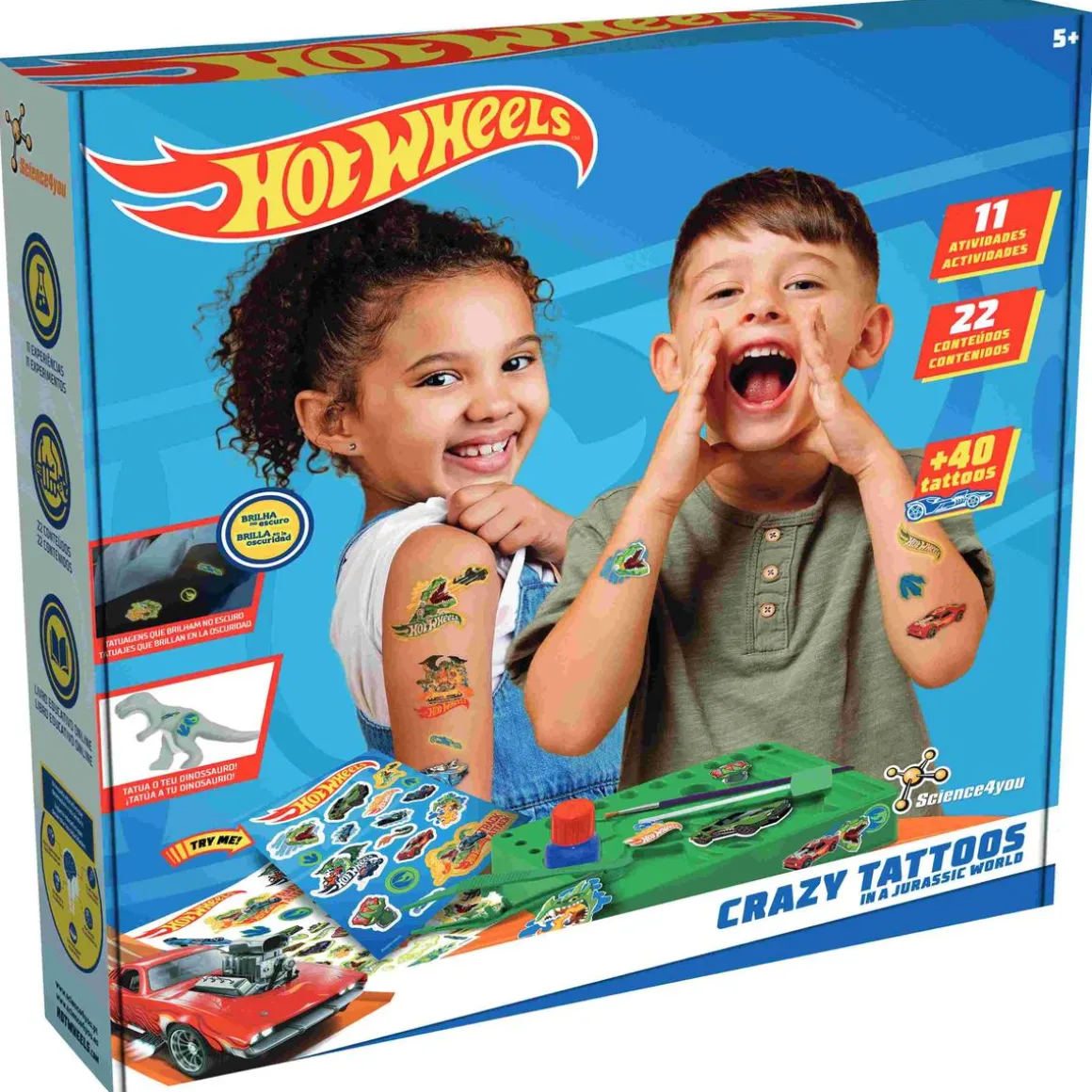 Hot wheels - Crazy tattoos in a Jurassic World