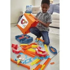 Hot Wheels - Hot Wheels Track Builder Unlimited con 20 pies de pista y vehículo de juguete ㅤ