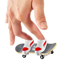 Hot Wheels - Monopatín de dedos Hot Wheels: Pack de 4 modelos variados (Varios modelos) ㅤ