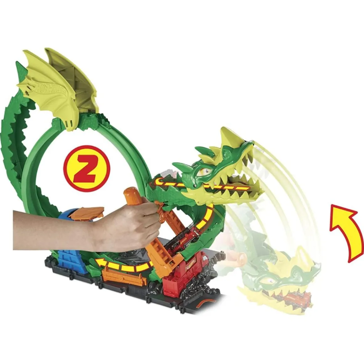Hot Wheels - Pista dragón furioso en la ciudad