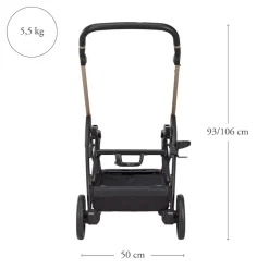 Inglesina - Trio system4 Electa Darwin - Color Battery beige + Chasis Iridio black