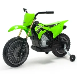 Injusa - Moto Cross Kawasaki KX 85 de 6V Verde