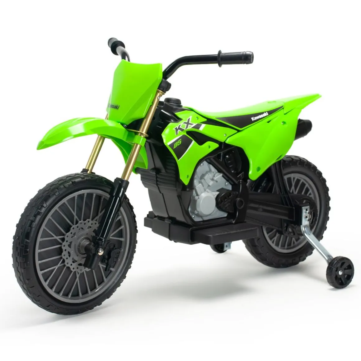 Injusa - Moto Cross Kawasaki KX 85 de 6V Verde