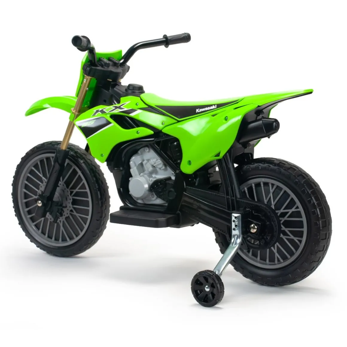 Injusa - Moto Cross Kawasaki KX 85 de 6V Verde