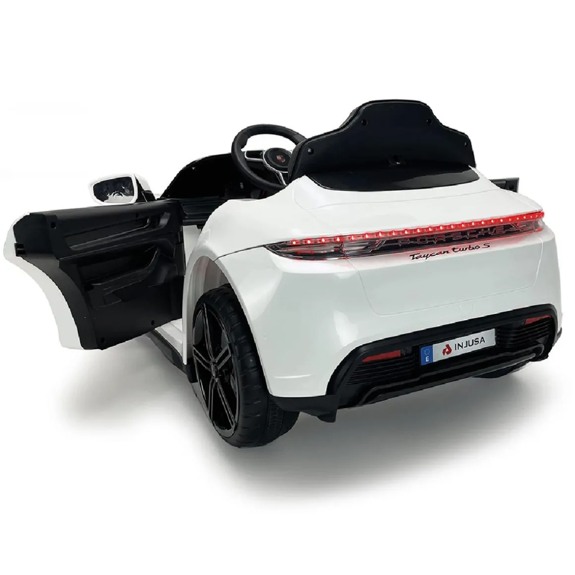 Injusa - Porsche Taycan 12V Blanco