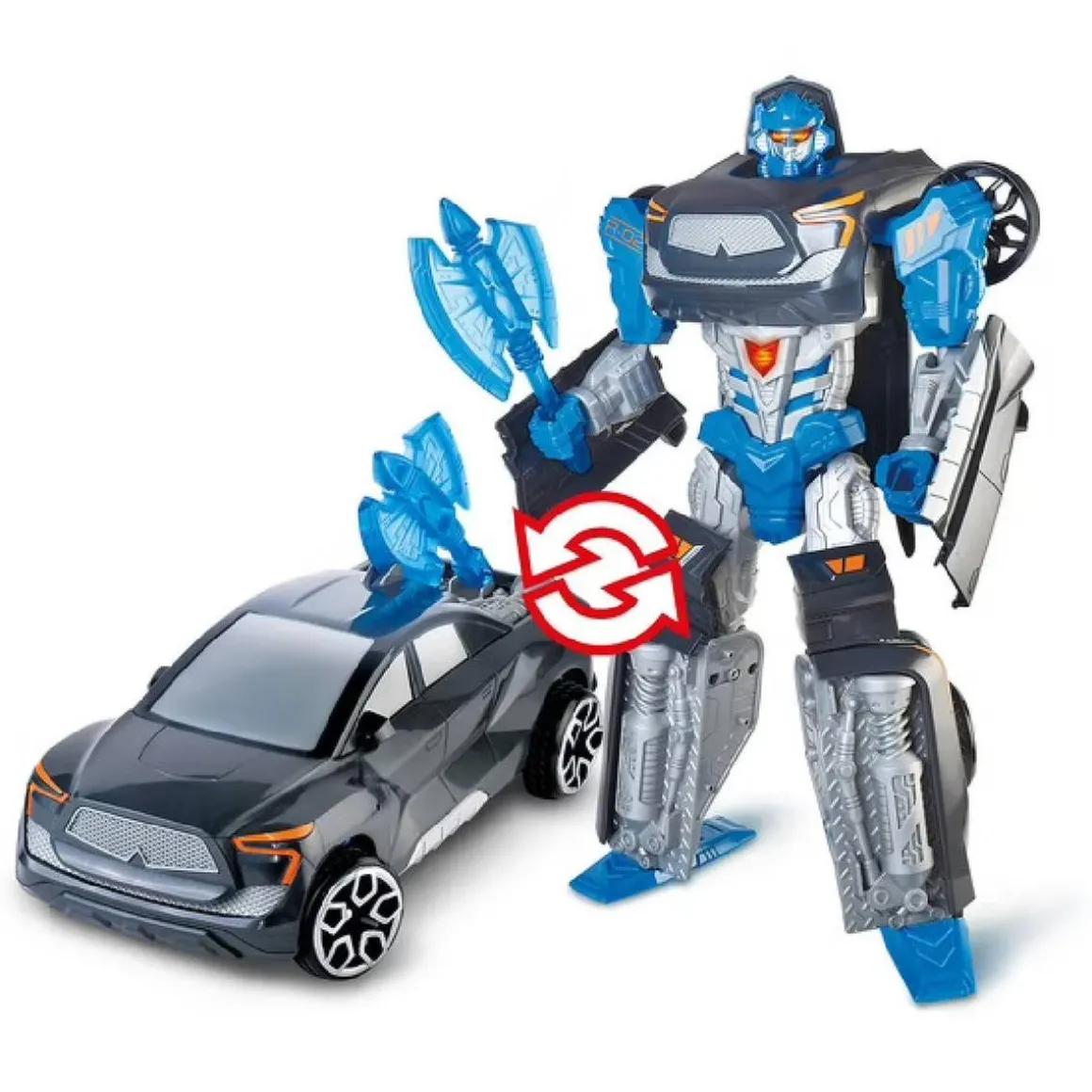 Invincible Heroes - Coche transformable Cyber Racer