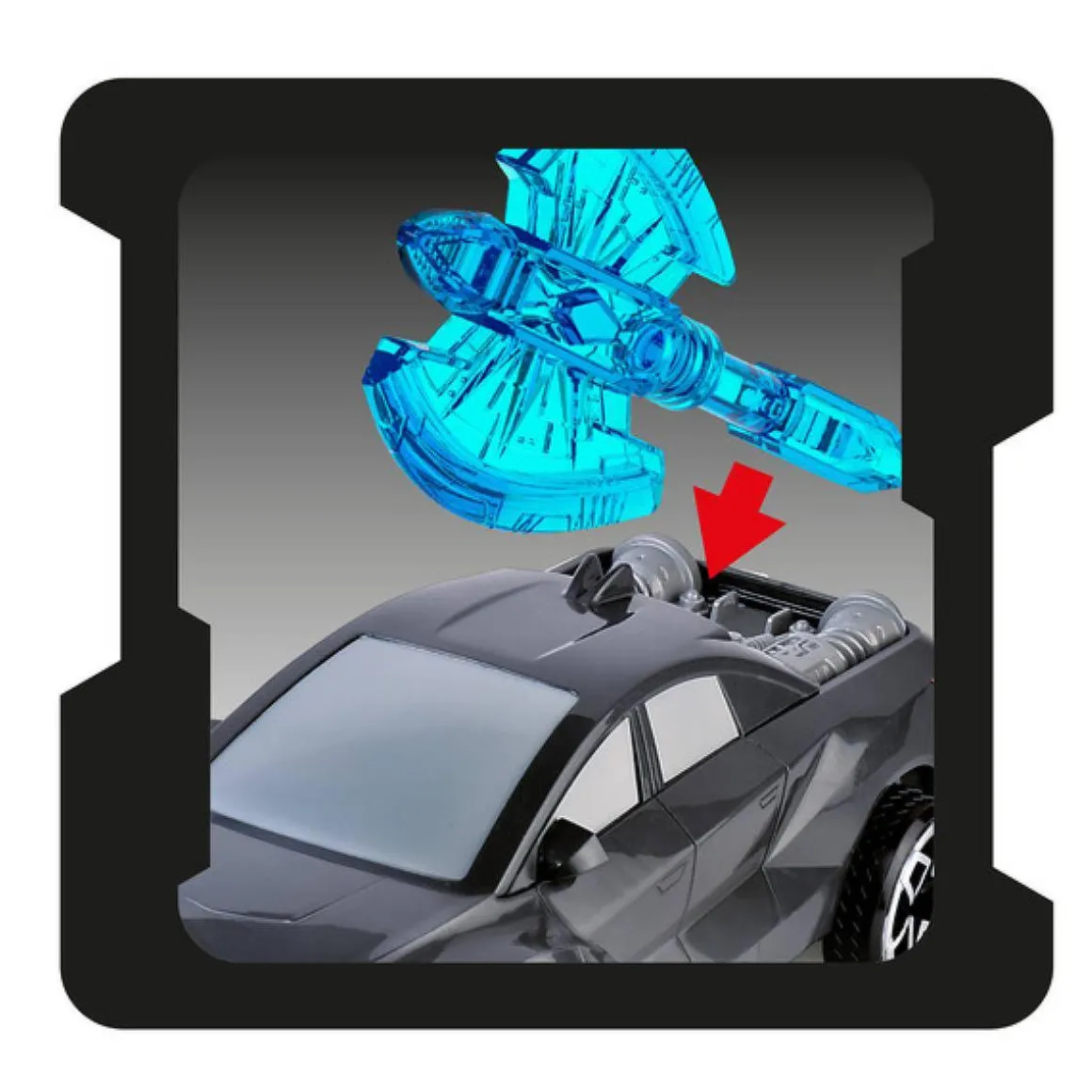 Invincible Heroes - Coche transformable Cyber Racer