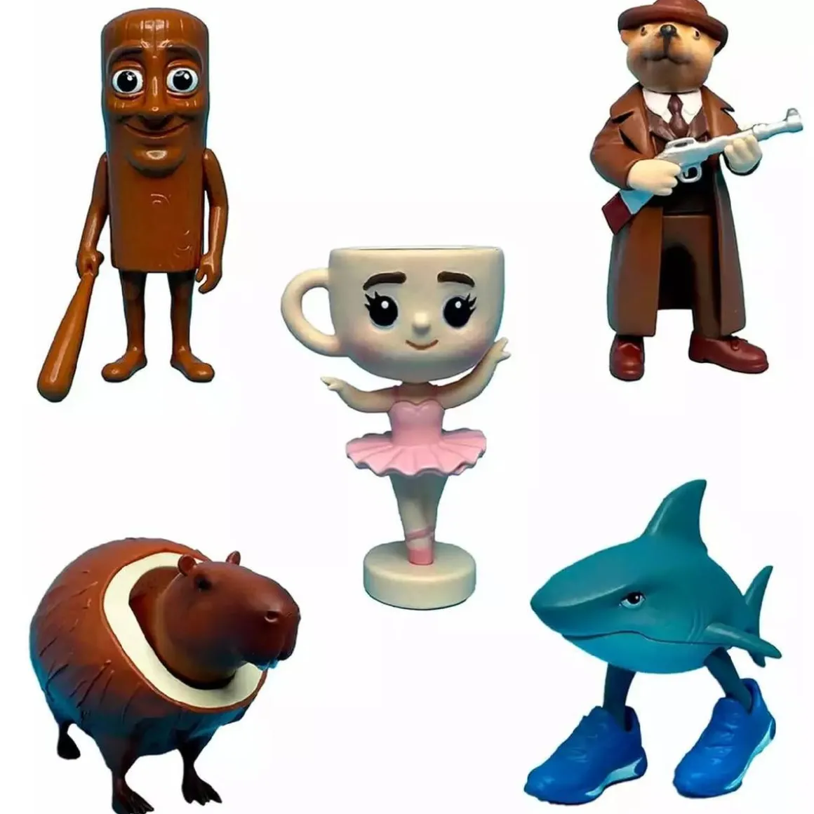 Italian Brainrot - Pack 5 figuras 5cm