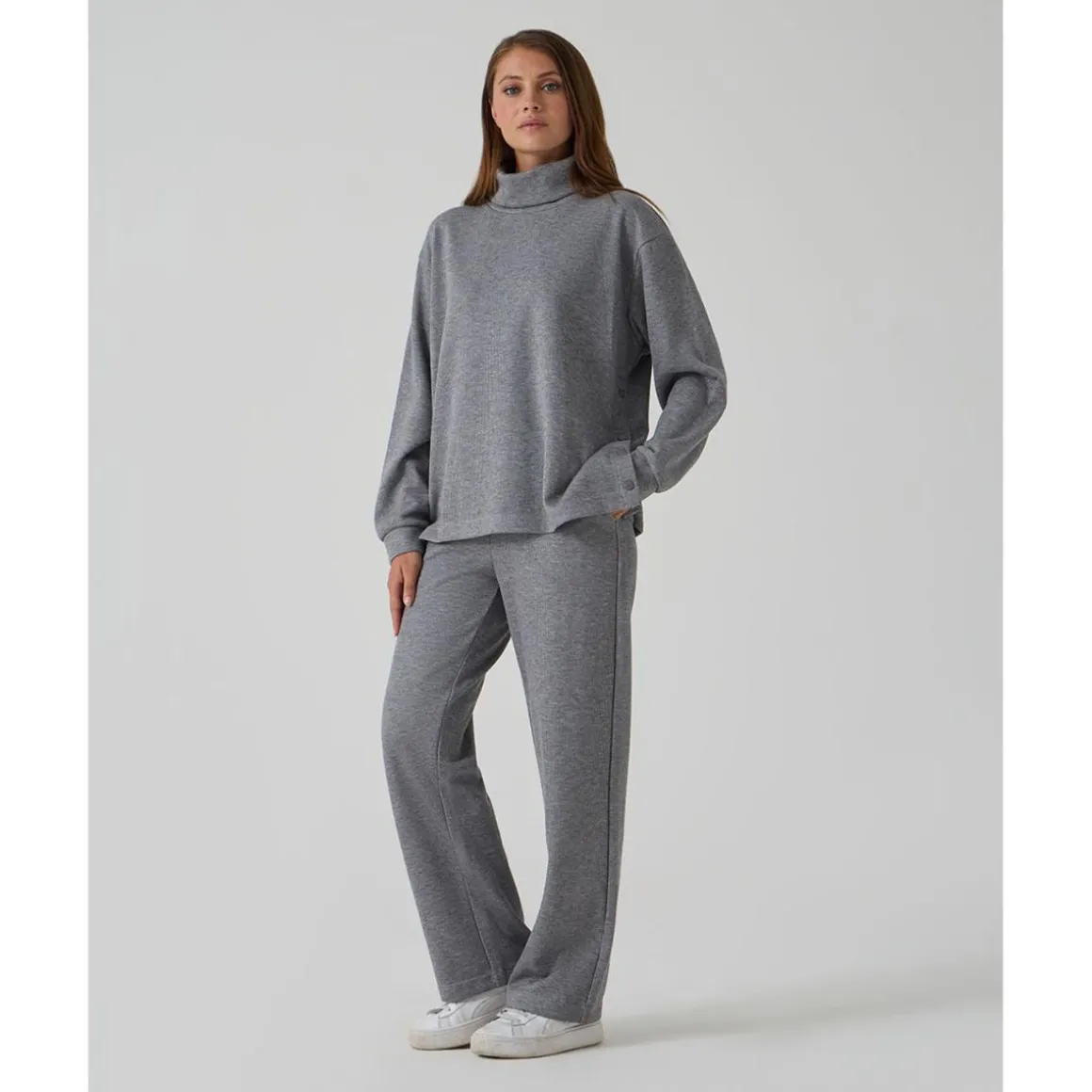 Jersey premamá gris “fake tricot”