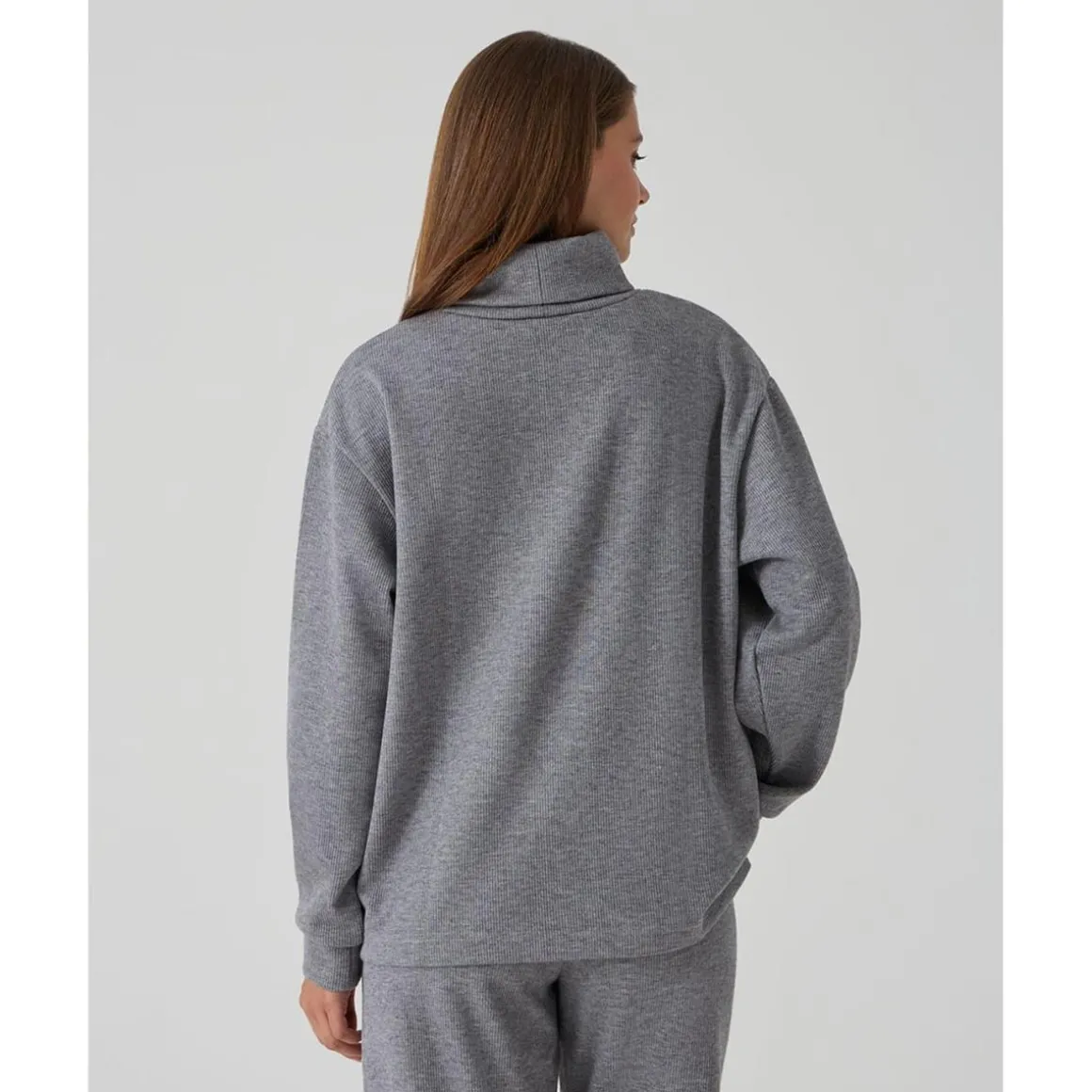 Jersey premamá gris “fake tricot”