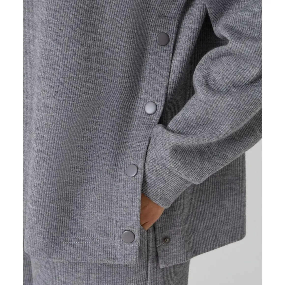 Jersey premamá gris “fake tricot”