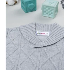 Jersey tricot niño gris