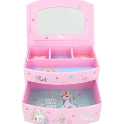 Joyero pequeño Ylvi rosa