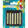Juego de 6 lápices maquillaje colores surtidos lavables ㅤ