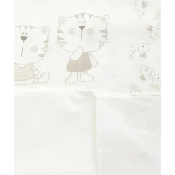 Juego de cama de 3 piezas con estampado de animalitos