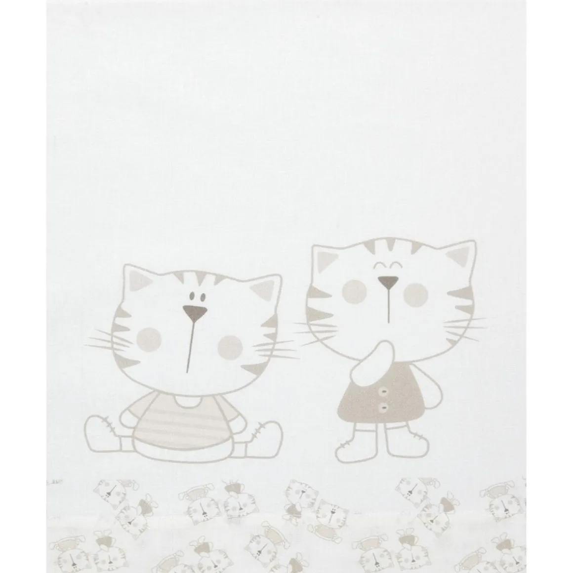Juego de cama de 3 piezas con estampado de animalitos