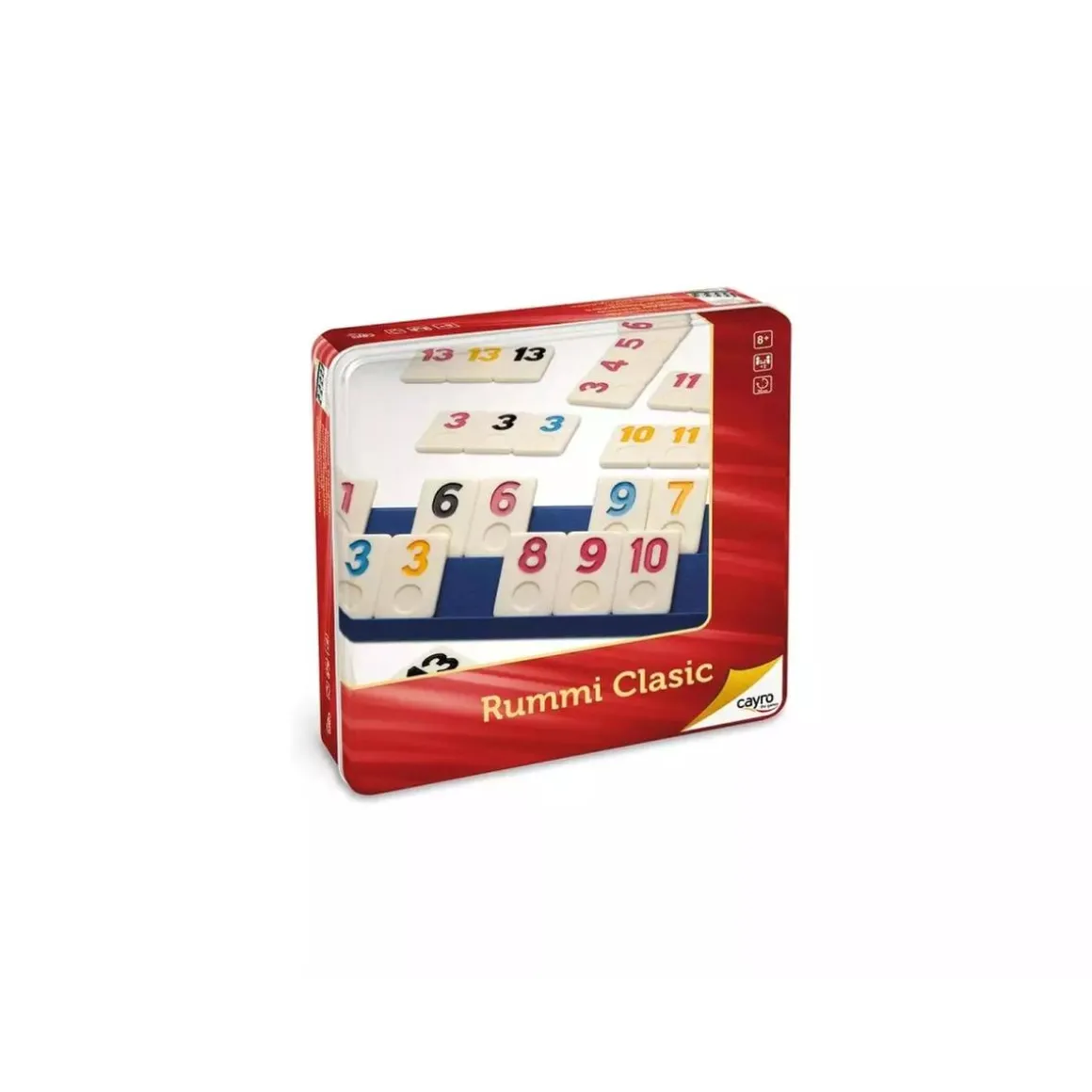 Juego Mesa Rummi Caja Metal ㅤ