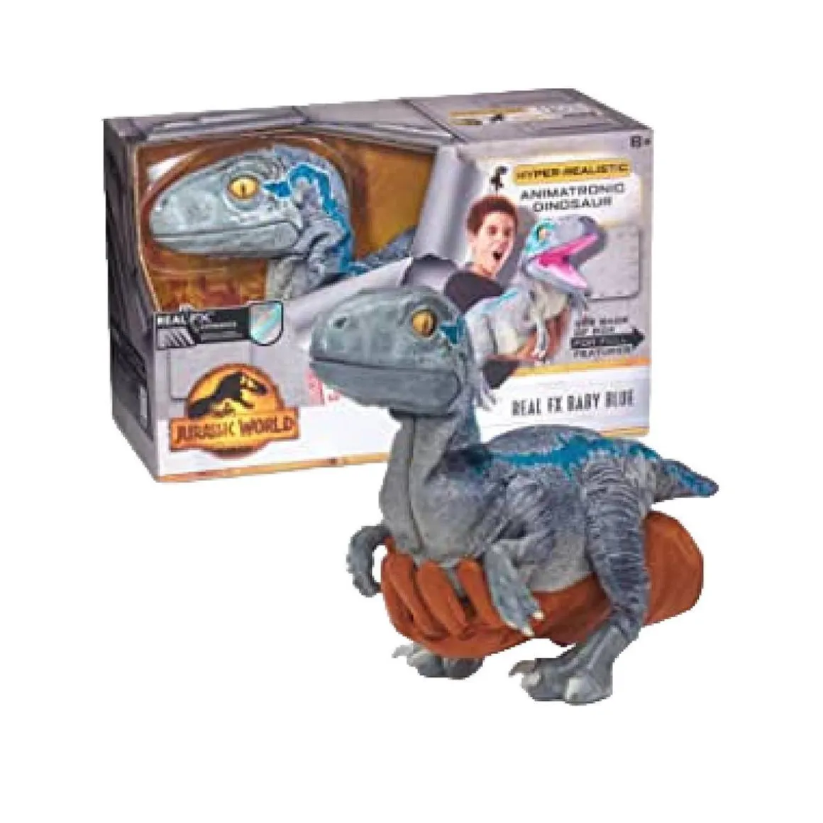 Jurassic World - Dinosaurio Real FX Baby Blue