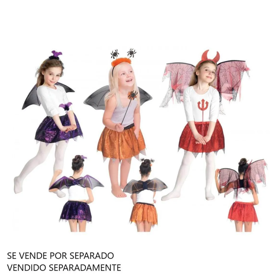 Kit completo de bruja bebé (Varios modelos)